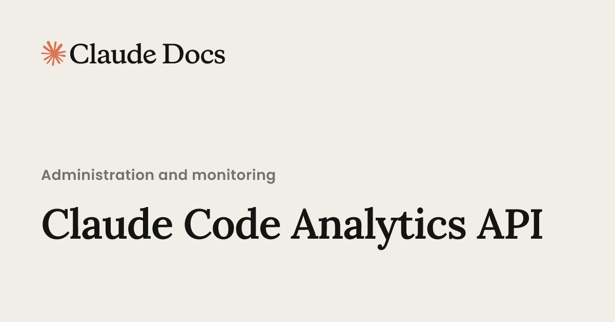 claudeai's tweet card. Programmatically access your organization's Claude Code usage analytics and productivity metrics with the Claude Code Analytics Admin API.