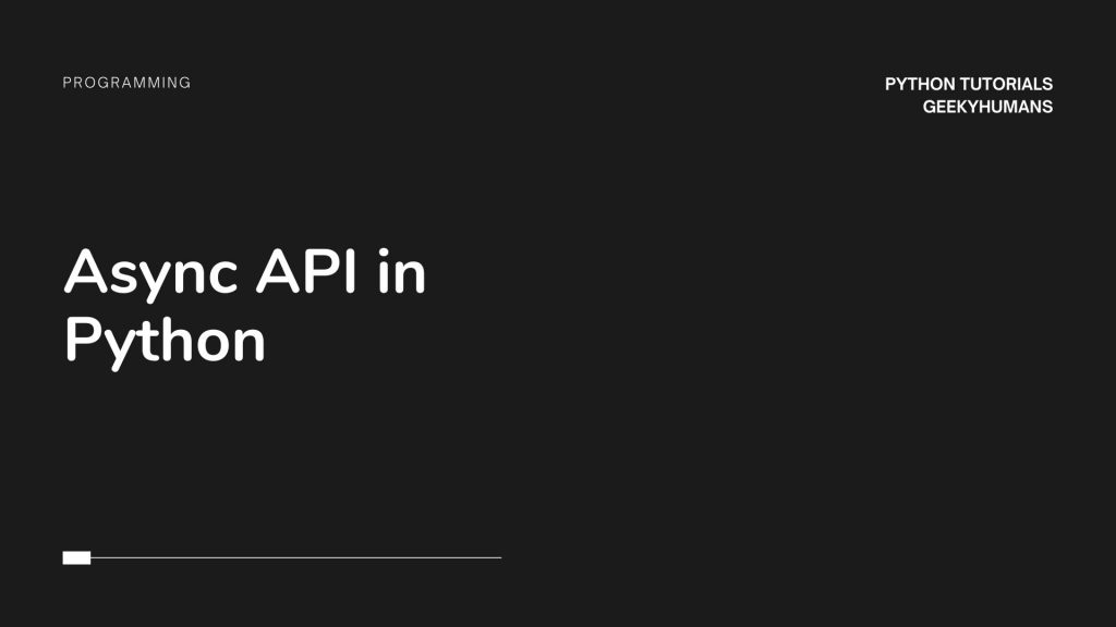vyom_srivastava's tweet card. Dans ce tutoriel, nous allons créer une API asynchrone en Python en utilisant Flask et Asyncio. Après cela, nous testerons également l’API. Mais avant cela,...