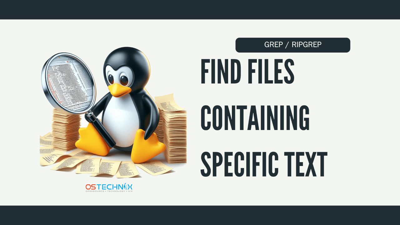 jccall80's tweet card. This tutorial explains how to use grep and ripgrep commands to find files containing specific strings of text within their contents in Linux.
