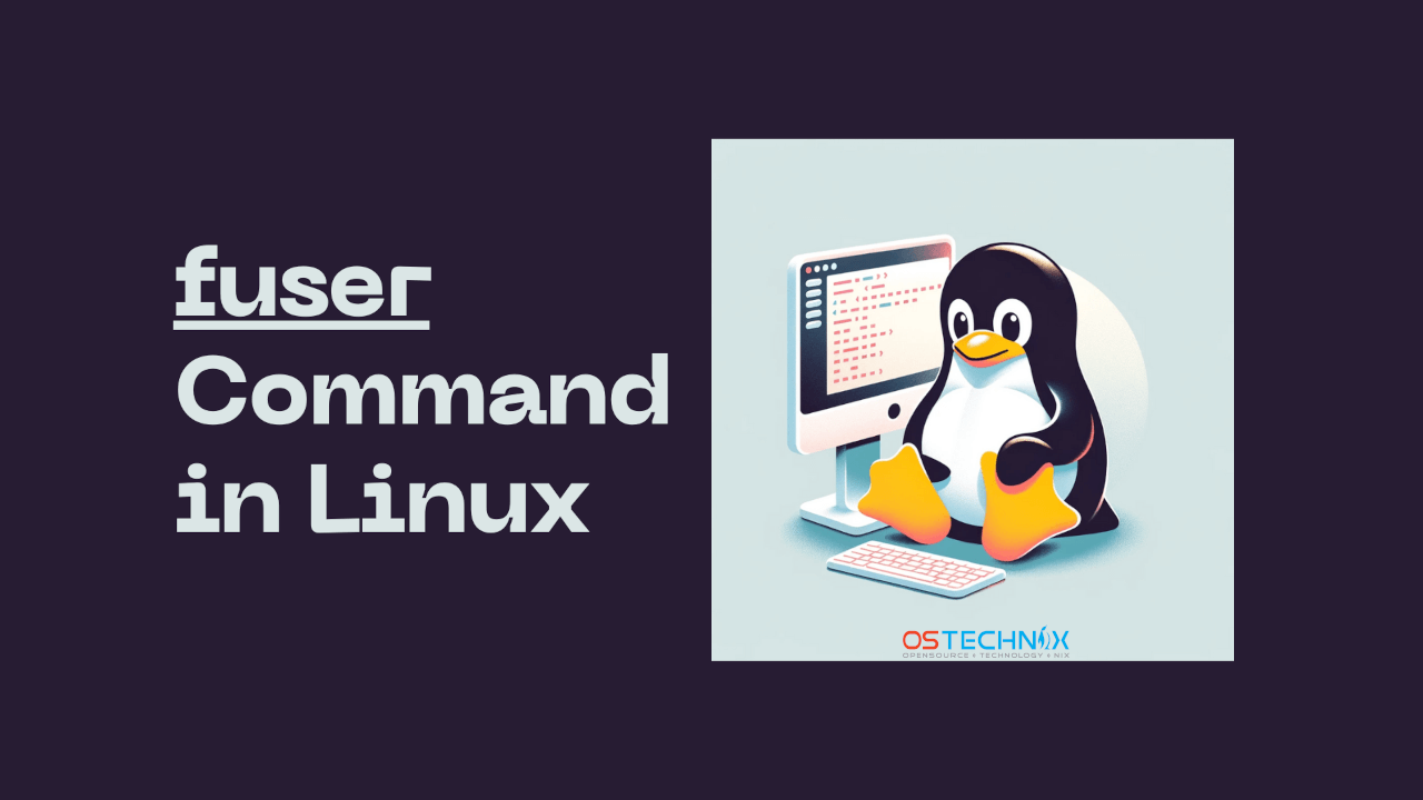 jccall80's tweet card. This detailed tutorial explains how to use fuser command in Linux to identify processes using files and sockets with examples.