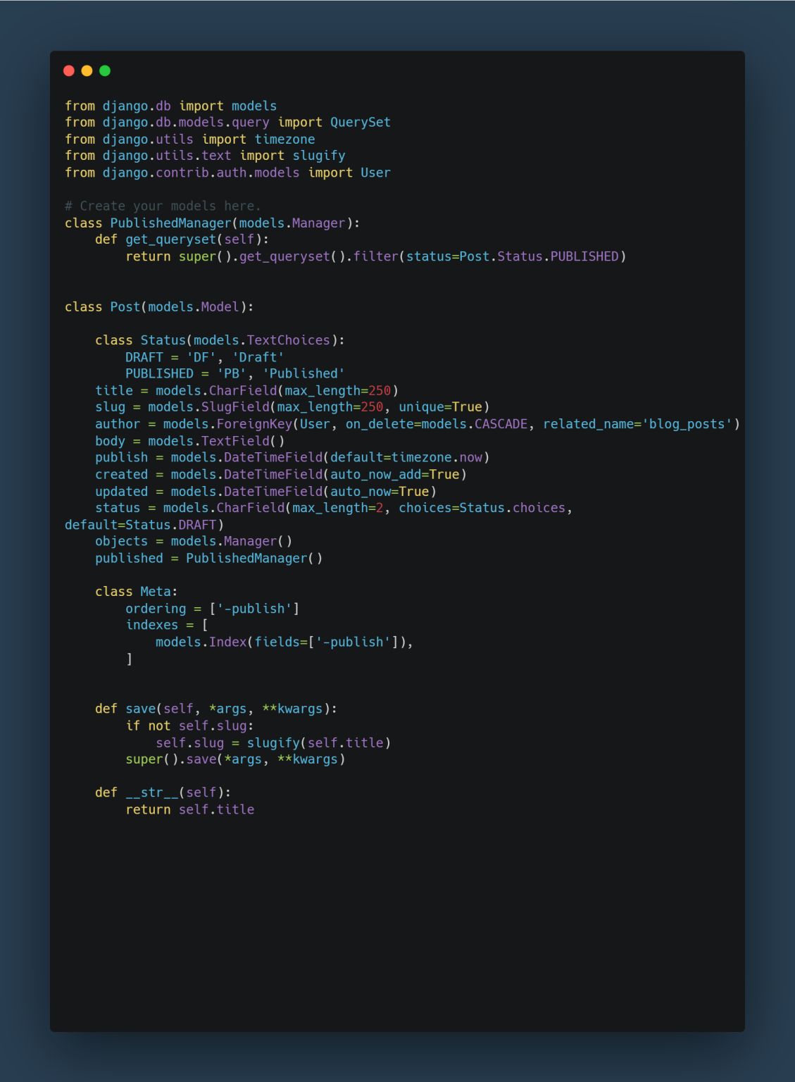 UnuefeEjovwoke's tweet card. 🚀 Day 3 of 100 Days of Code: Best Practices for Django Model Design 🎉 Hey everyone! Welcome to day 3 of my 100 Days of Code challenge on LinkedIn. Today, I want to discuss some best practices for...
