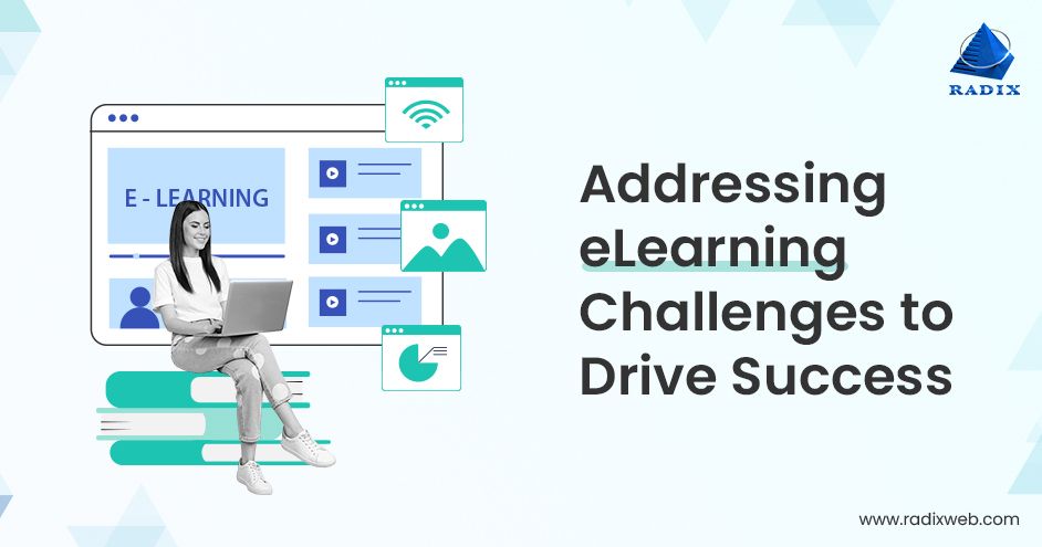 radixweb's tweet card. Discover the key challenges, solutions and emerging opportunities shaping the eLearning industry in 2025. Stay ahead in the evolving digital education market.