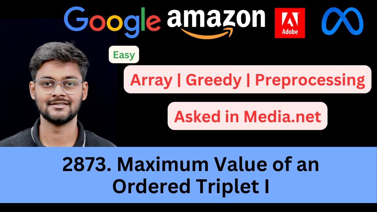 codeharmonyHQ's tweet card. ✅ LeetCode 2873 Maximum Value of an Ordered Triplet I | Array |...