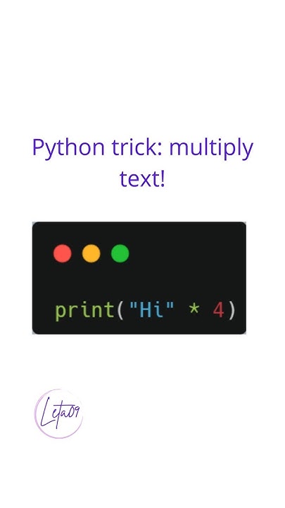 _leta09's tweet card. 🐍 Python Coding Challenge #6 | String Multiplication #coding...
