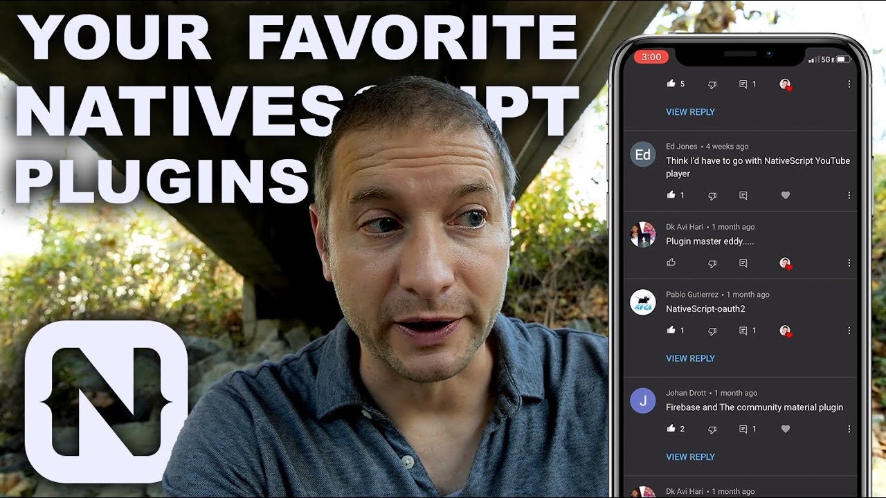 NativeScripting's tweet card. Reading About Your Favorite NativeScript Plugins