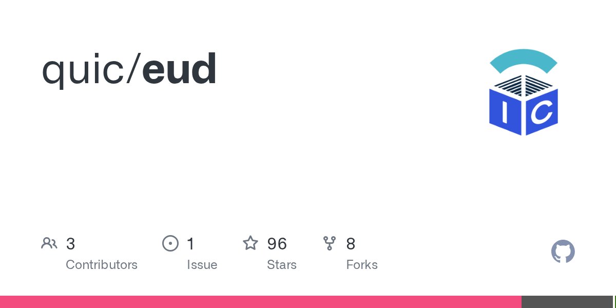 never_released's tweet card. Contribute to quic/eud development by creating an account on GitHub.