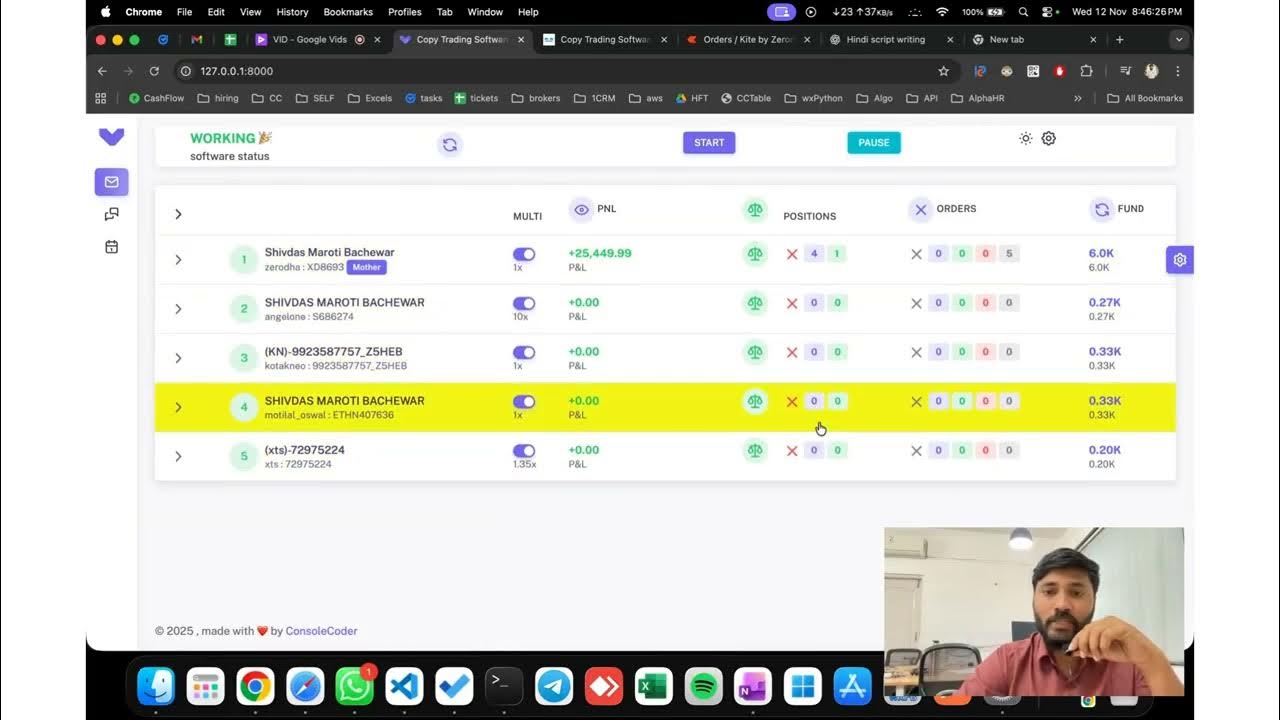 Console_Coder's tweet card. how to manage your multiple traading accounts ? #consolecoder...