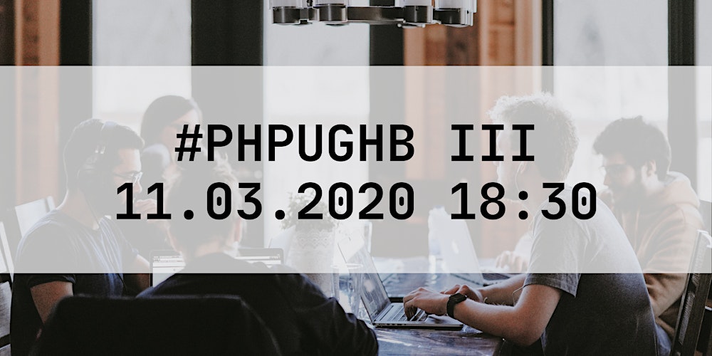 phpughb's tweet card. Die PHP Usergroup Bremen geht in die nächste Runde