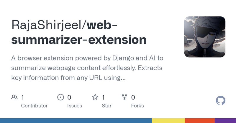 Tweet card summary image