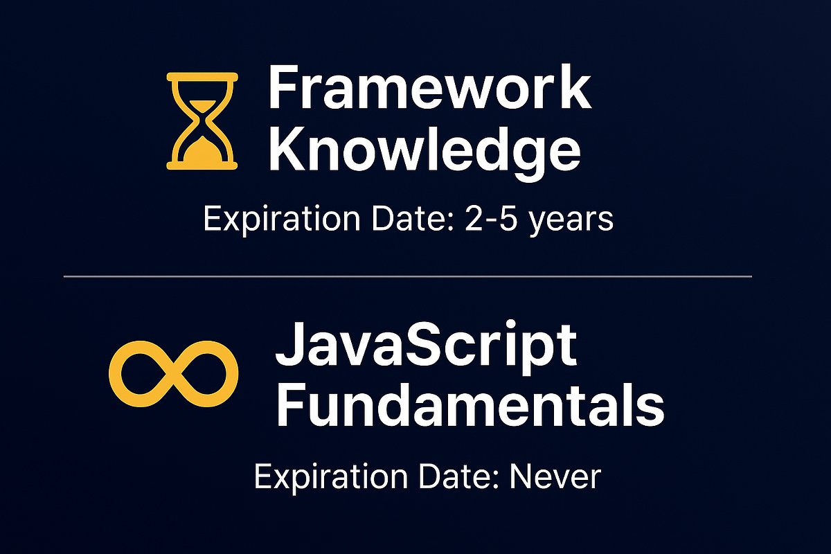 Iggy_code's tweet card. Why JavaScript fundamentals matter more than React skills — and how to learn them without abandoning the frameworks you need to use today.