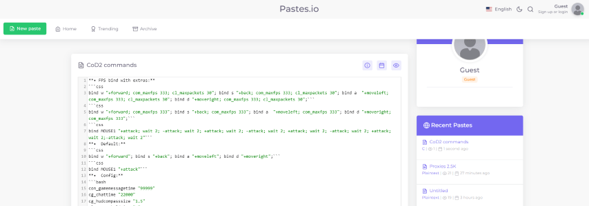 apprater's tweet card. Pastes.io is a simple and efficient pastebin for mainly code to be distributed neatly..