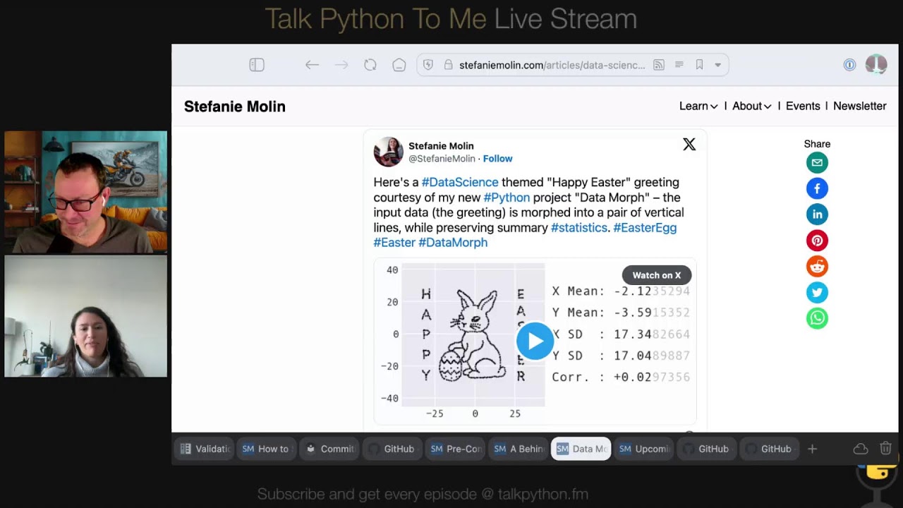 TalkPython's tweet card. Do you struggle to make sure your code is always correct before you check it in? What about your team members' code? That one person who never wants to run the linter? Tired of dealing with tons of...
