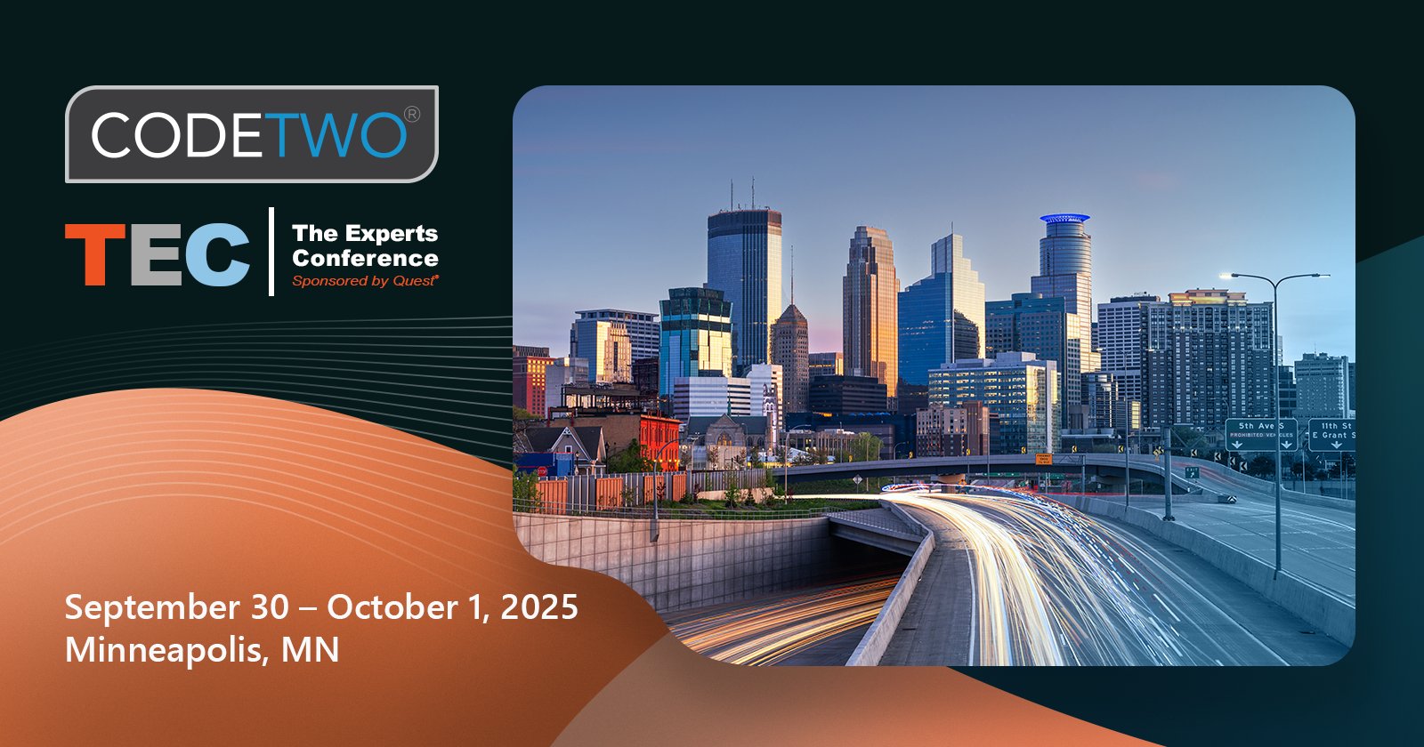 CodeTwoSoftware's tweet card. CodeTwo visited The Experts Conference 2025, showing how to centrally and securely manage email signatures in a Microsoft 365 organization.