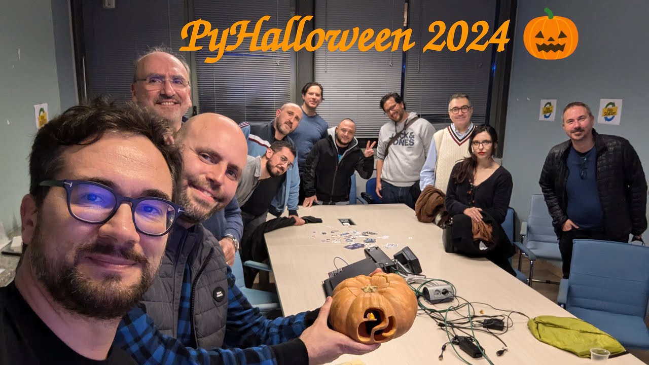 PythonPescara's tweet card. PyHalloween 2024 🎃 | Talks #3 | Python Pescara 🐬