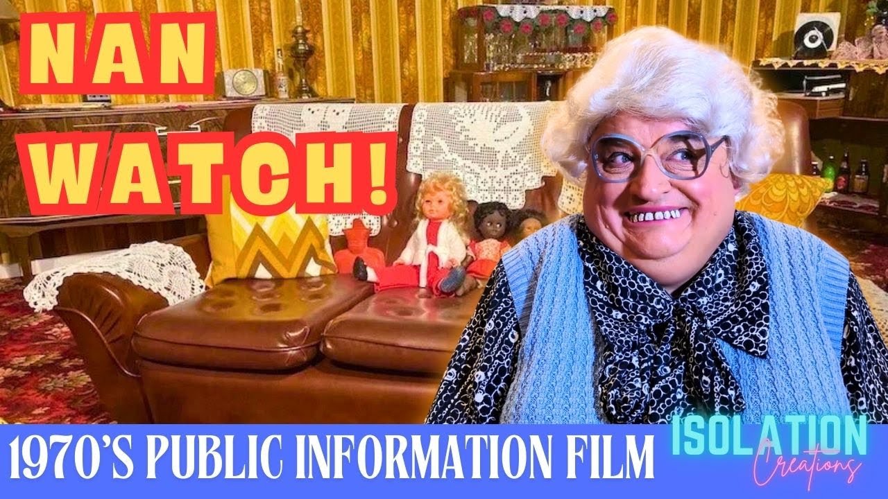 CreateIsolate's tweet card. NAN WATCH! 1970'S Public Information Film | Spoof | Parody | Skit