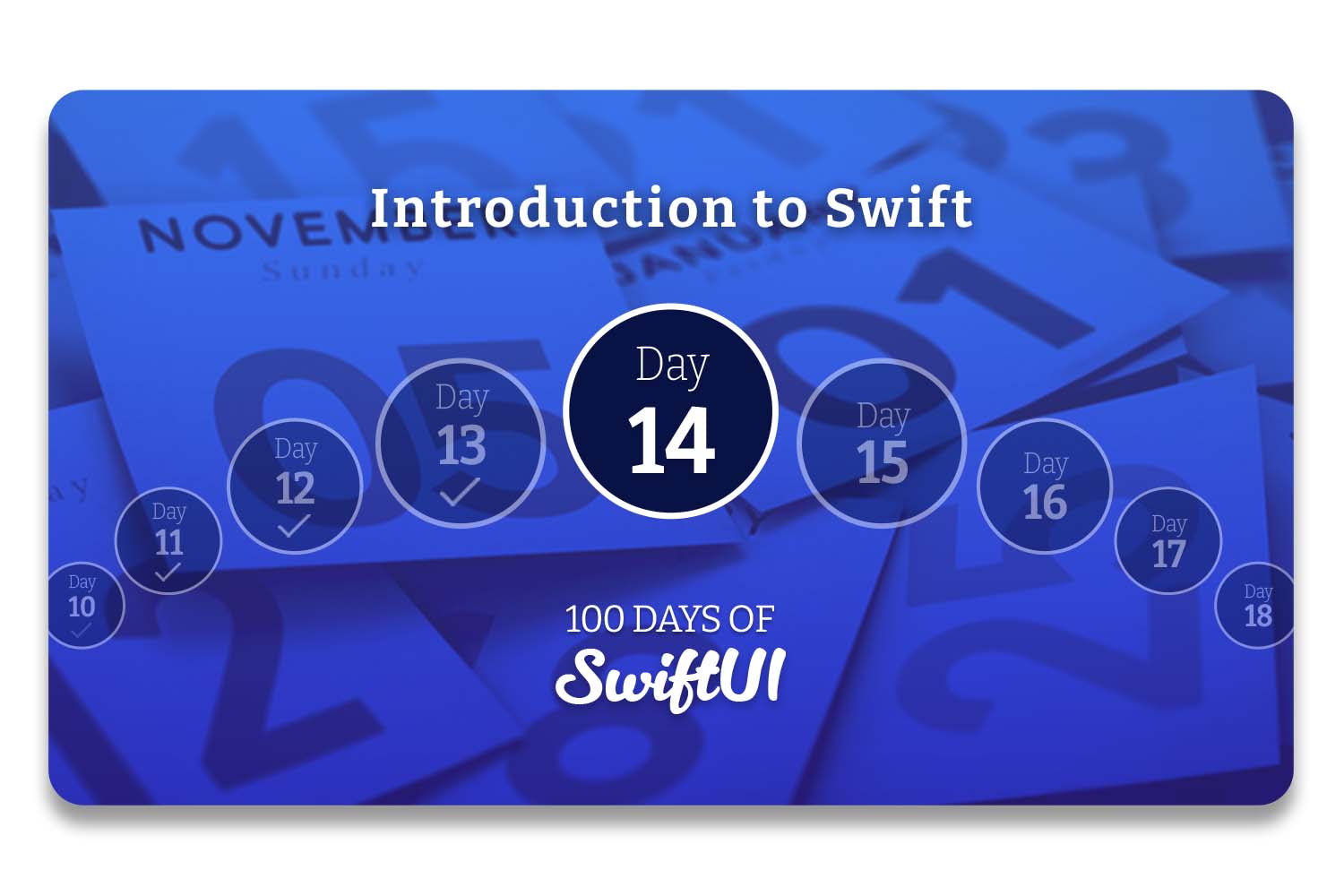 ArizArshal's tweet card. Follow the 100 Days of SwiftUI and learn to build apps for free.