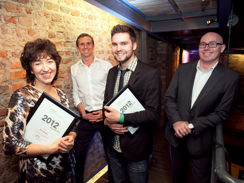 CoderDojoBCN's tweet card. It has been a great week for James Whelton, having become Ashoka's youngest fellow and securing €100,000 worth of investment. He now starts his weekend as a 2012 Social Entrepreneurs Ireland award...