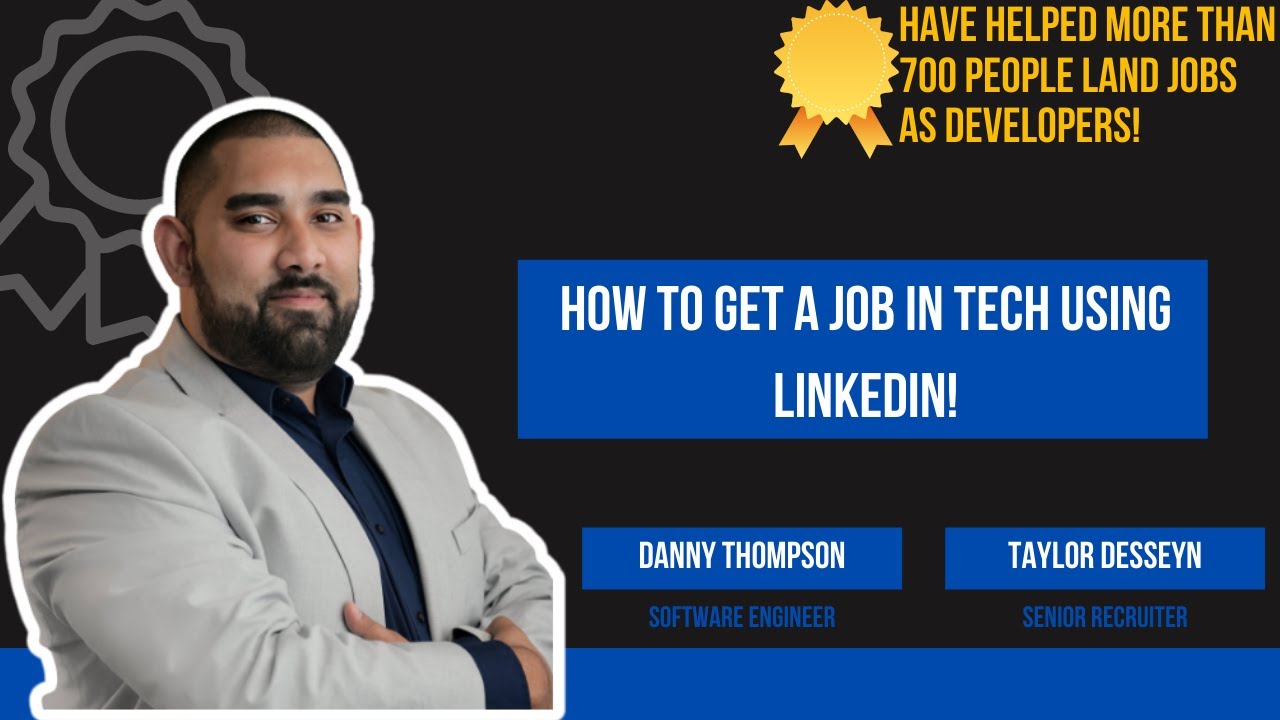 ChaiWithJai's tweet card. HOW TO USE LINKEDIN AS A DEVELOPER to get a job in tech! How to...