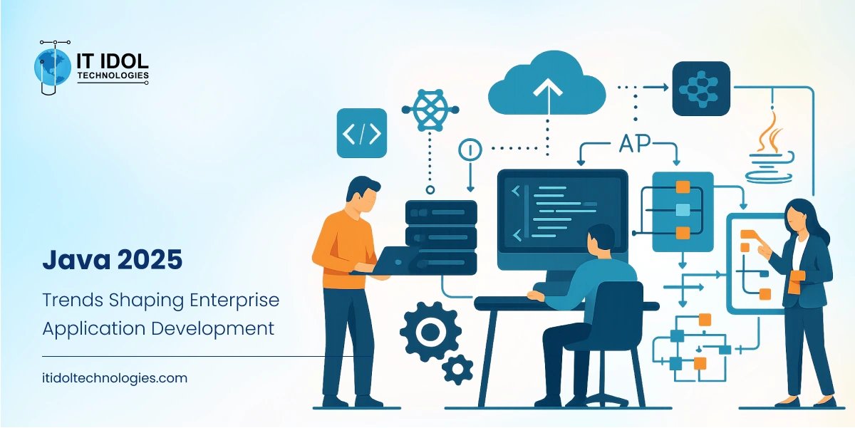 itidoltech's tweet card. Discover the top Java 2025 trends reshaping enterprise application development, from AI-driven coding to cloud-native ecosystems.