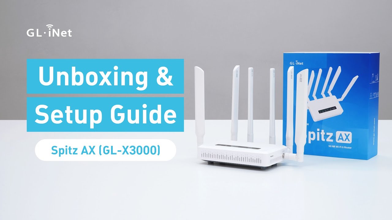GLiNetWiFi's tweet card. Spitz AX (GL-X3000) - Unboxing and Setup Guide