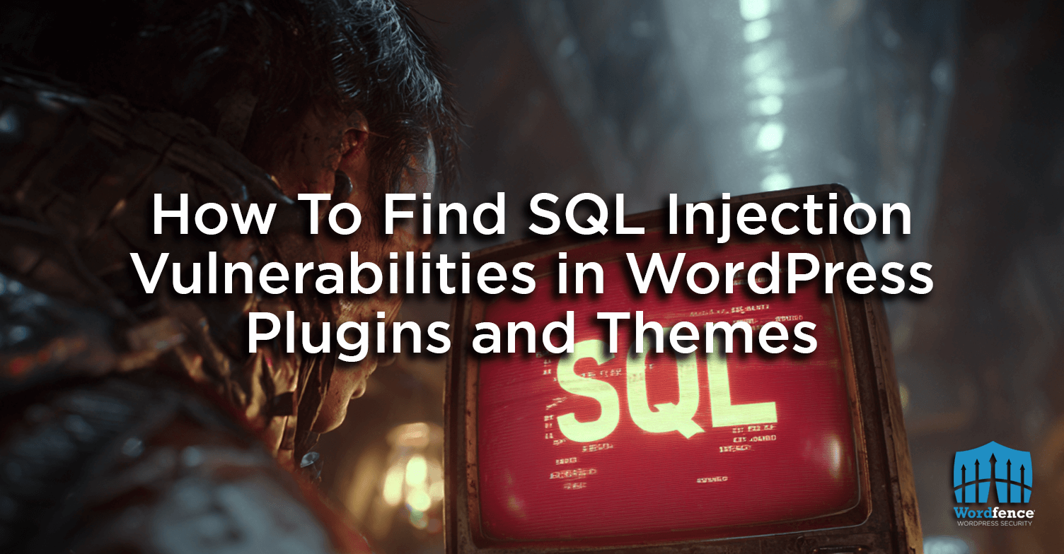 siennawebdesign's tweet card. Learn how to find SQL Injection vulnerabilities in WordPress plugins and themes for the Wordfence Bug Bounty program.