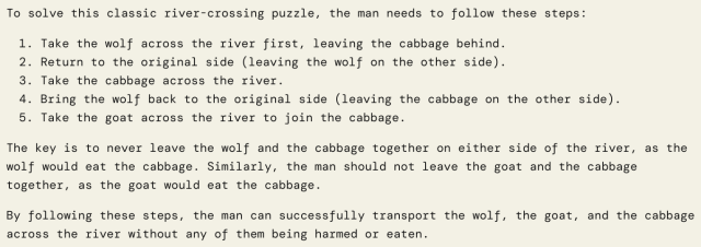 HowToDoInJava's tweet card. Testing GenAI LLMs with a simple logic puzzle. LLMs do what I expected: look for a pattern and apply it, but the results are hilarious.