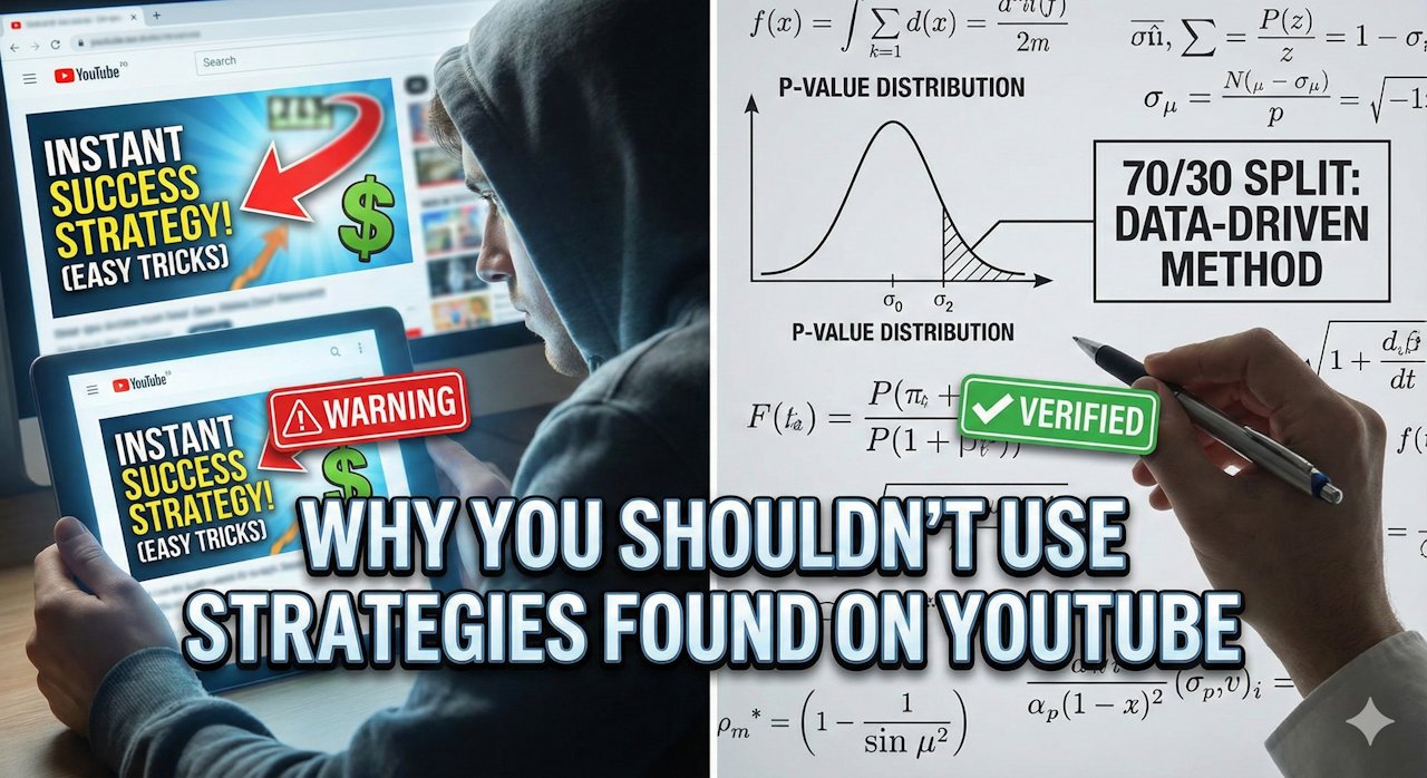 LessonsInLogic_'s tweet card. Thinking of following a "profitable" sports trading strategy from a YouTube guru? Read this first. We use CGMBet and a 70/30 data split to prove why most public strategies are destined to fail—and...