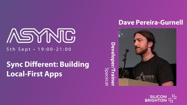 asyncjs's tweet card. **Update**: unfortunately [James Chetwood](https://x.com/jchetters/) is now unable to give his talk - Design GUI: Exploring CSS Variables. Instead we will be continuing wit