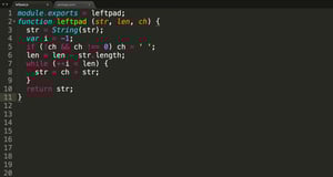 DgtlCrafts's tweet card. A man in disrupted web development around the world by deleting 11 lines of code