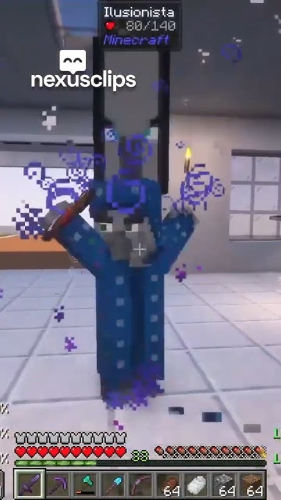 Bululuman's tweet card. Combate contra el Ilusionista en Minecraft #minecraft #minecraftjava