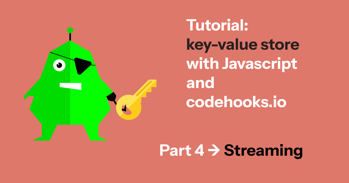 codehooksio's tweet card. Build IoT time series databases using key-value streaming. Learn to handle multiple values, create smart keys for time series data, and stream sensor observations efficiently.