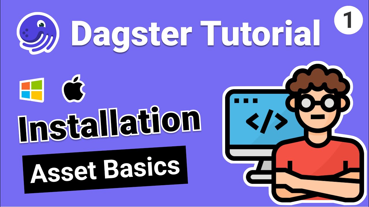 Coder2j's tweet card. Dagster Tutorial: Dagster Installation and Getting Started with Asset