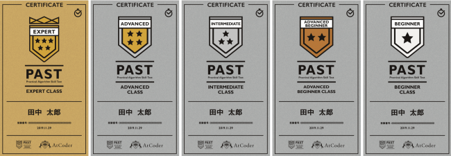 atcoder's tweet card. AtCoder株式会社のプレスリリース（2020年1月15日 13時00分）1からプログラムを書く能力を問う日本初の検定第1回「アルゴリズム実技検定」結果報告