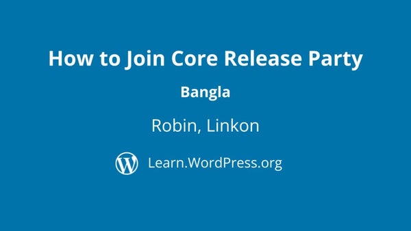 faithcoder1's tweet card. WordPress versions are released often and every time a release party happens. We will learn how to join a core release party and how to participate on released version test