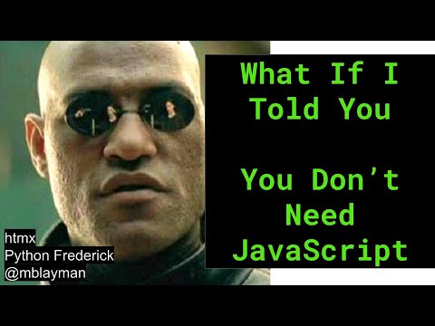 mblayman's tweet card. You Don't Need JavaScript