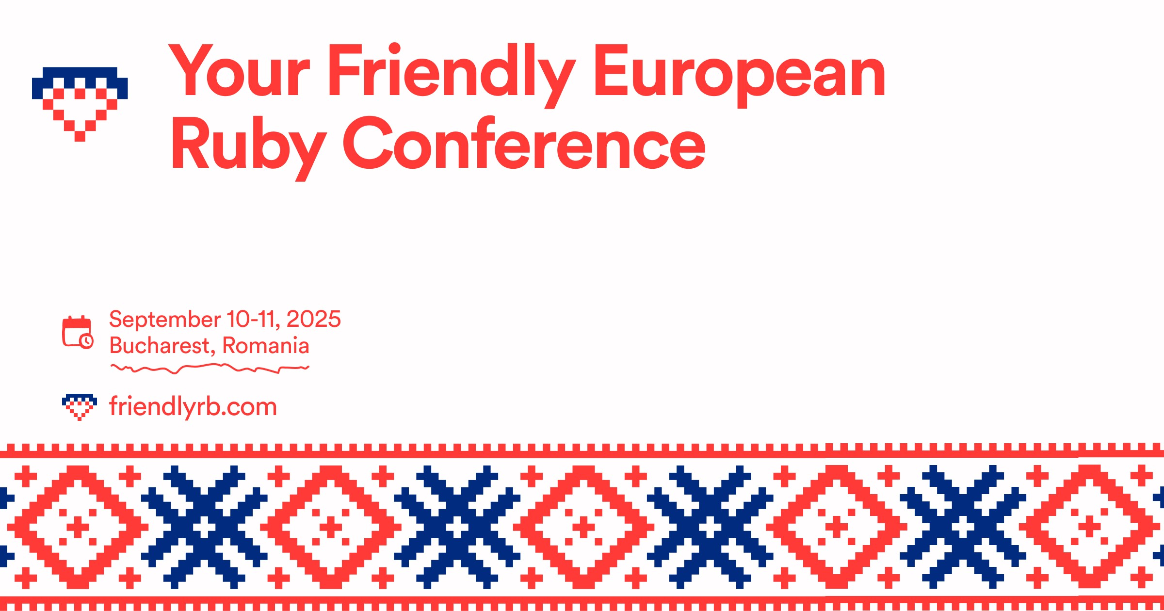 RubyLibHunt's tweet card. With a focus on community, we're keeping it cozy with 100-ish attendees and the some of the best European speakers.