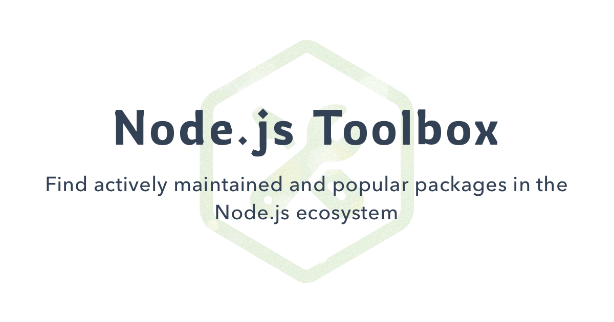 _maximization's tweet card. Find actively maintained and popular packages in the Node.js ecosystem.