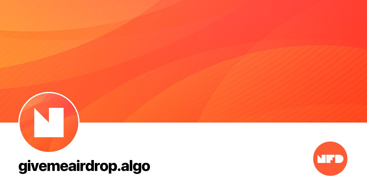 Medullarduino's tweet card. NFDomains is the Algorand name service and marketplace for Non-Fungible Domains — unique, readable identities for your wallet.