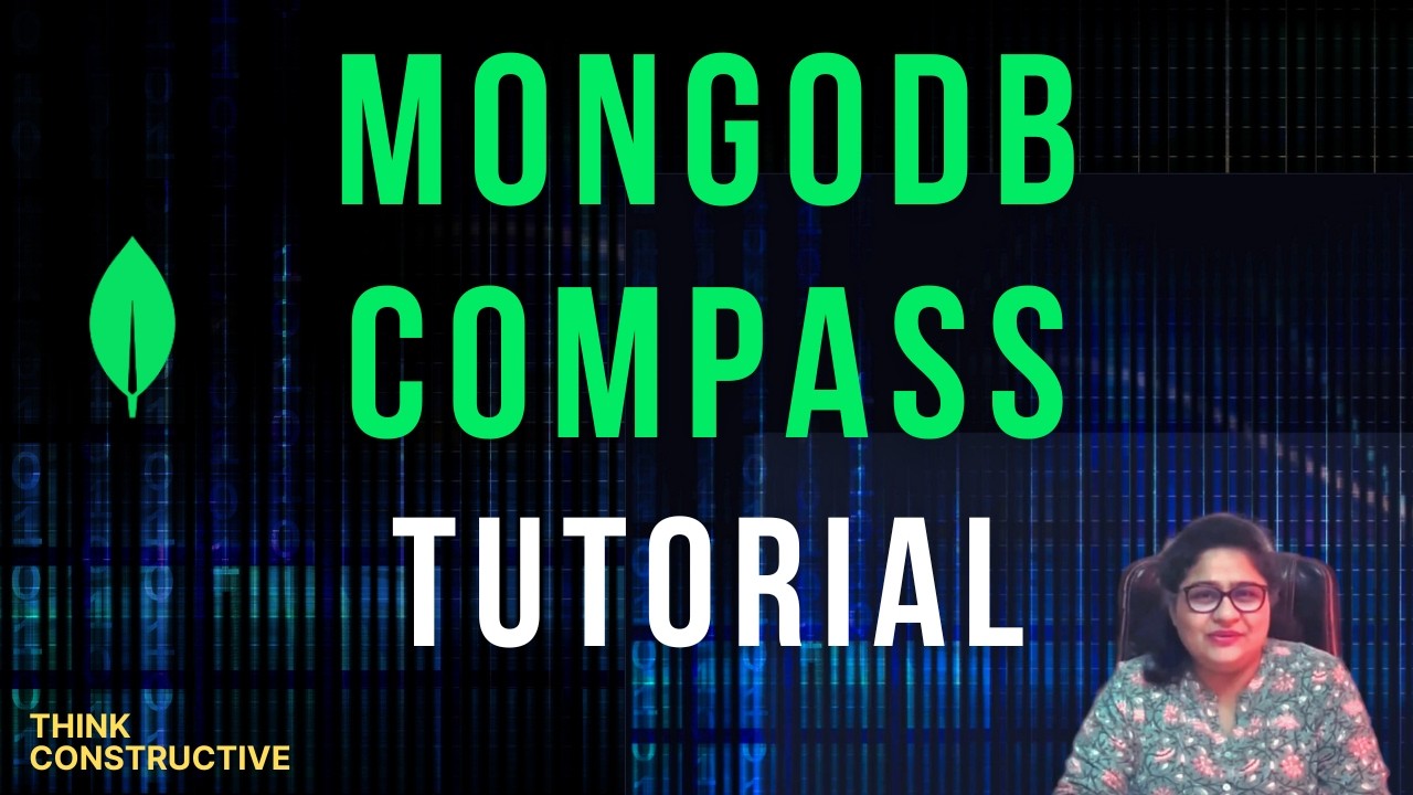 TConstructive's tweet card. MongoDB Compass Tutorial: A Step-by-Step Practical Guide