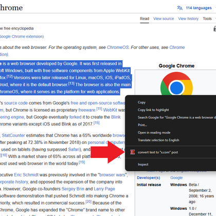 Tweet card summary image