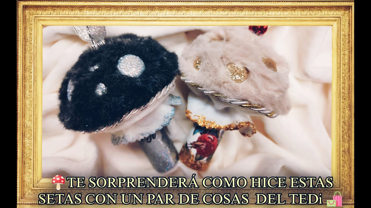 dondecrear's tweet card. 🍄TE SORPRENDERÁ COMO HICE ESTAS SETAS CON UN PAR DE COSAS DEL TEDi...