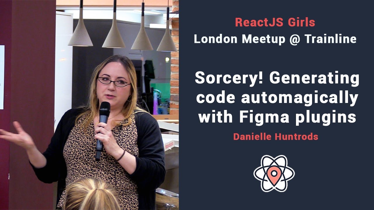ReactJSgirls's tweet card. Sorcery! Generating code automagically with Figma plugins - Danielle...