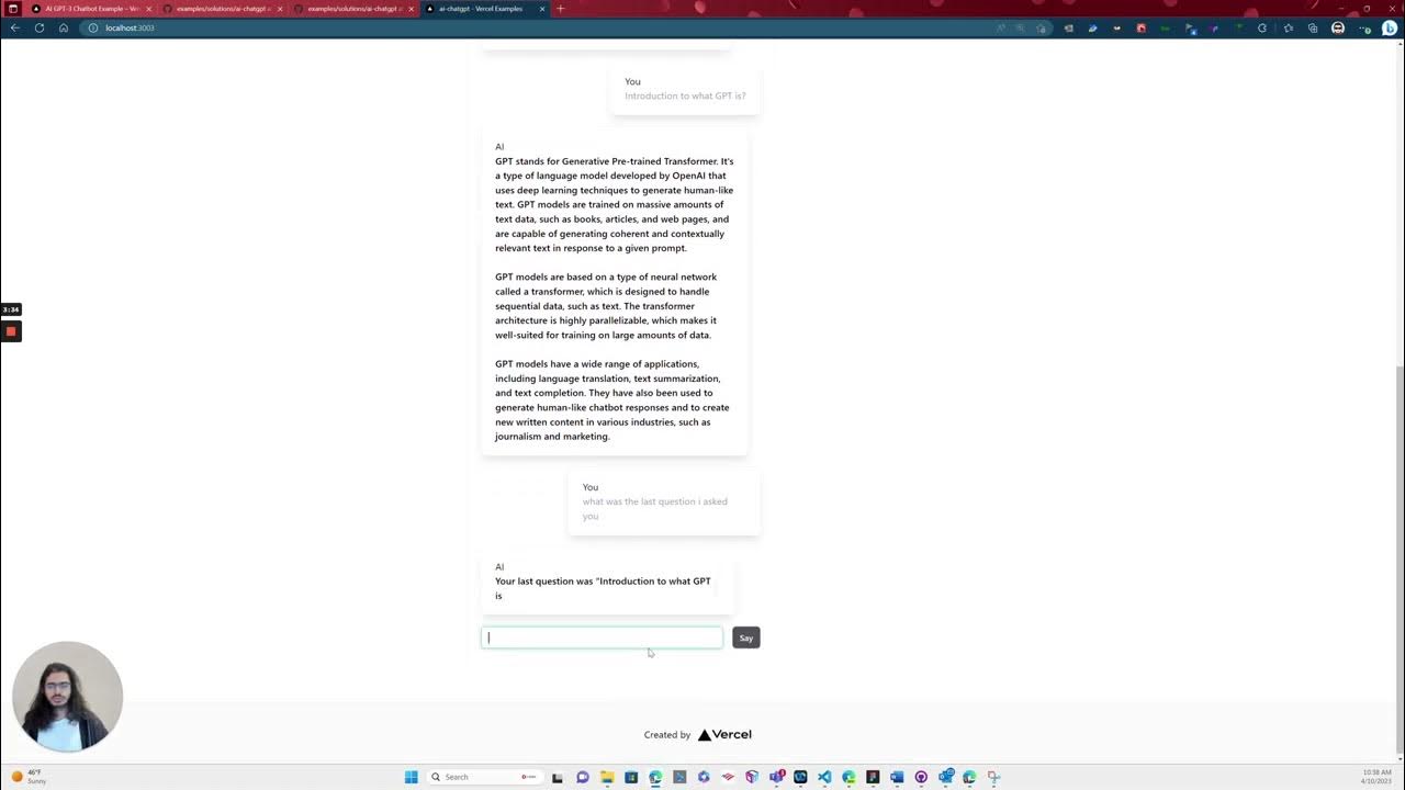 moe_cherif's tweet card. Mastering GPT for Developers Chatbots: Building Your First Chatbot...
