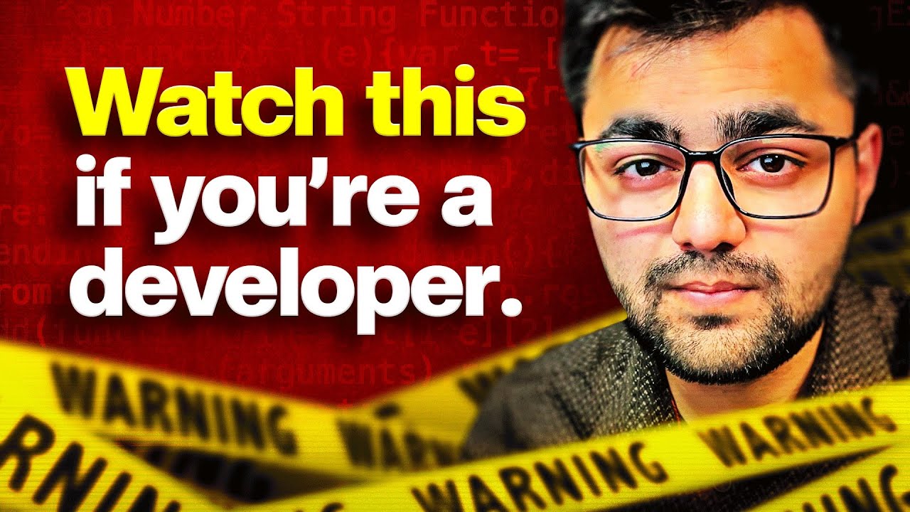 codeguyakash's tweet card. Something is wrong with developers!