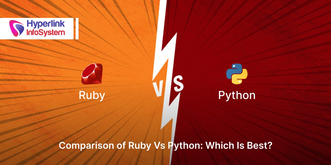 hyperlinkinfo's tweet card. Building custom web application development needs popular programming languages. Explore the showdown of Ruby vs. Python in this blog for your next project.