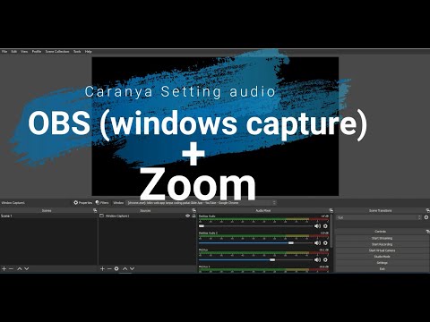 tutorialtips1's tweet card. 💬 0  🔁 0  ❤️ 0 · Caranya Setting Audio di OBS (fitur windows capture) to Zoom meeting