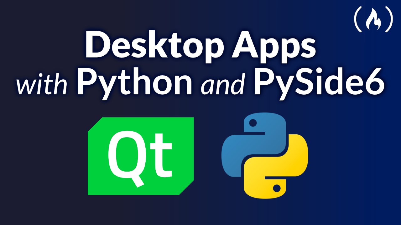 freeCodeCamp's tweet card. Learn how to build cross platform desktop apps for Windows, Mac and Linux. PySide6 is a Python binding for the Qt6 application framework. PySide6 allows you to use the Qt6 framework to create...