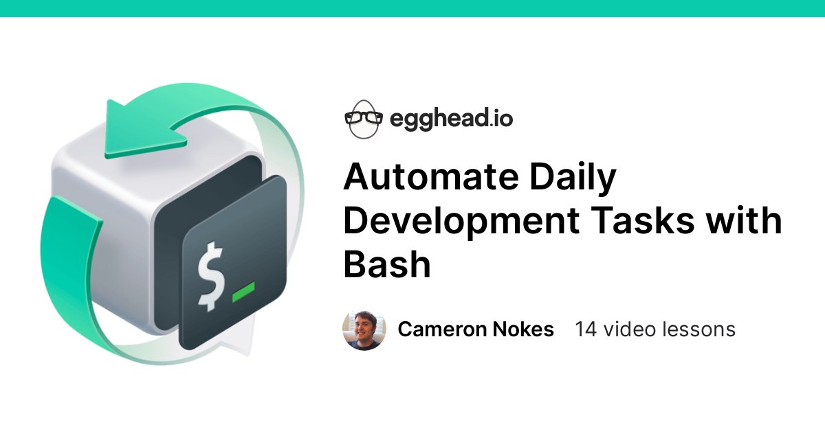 eggheadio's tweet card. Humans were never meant to repeat joyless tasks in a precise manner, over and over and over. Computers are meant precisely for these types of tasks. ...