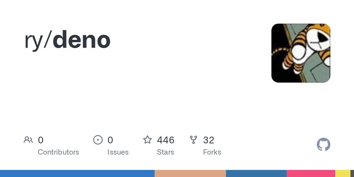 TypeScriptDaily's tweet card. Contribute to ry/deno development by creating an account on GitHub.