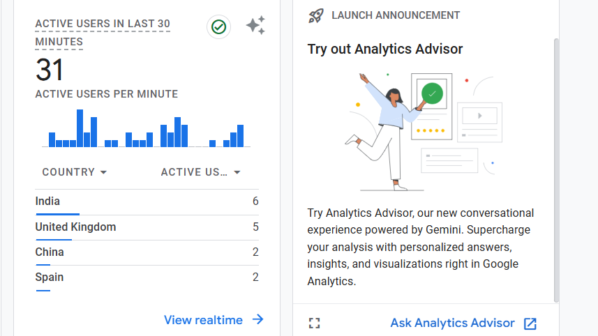 analyticsnerd's tweet card. Google began rolling out 'Analytics Advisor' to standard GA4 properties around 2 months ago. That rollout now seems complete.